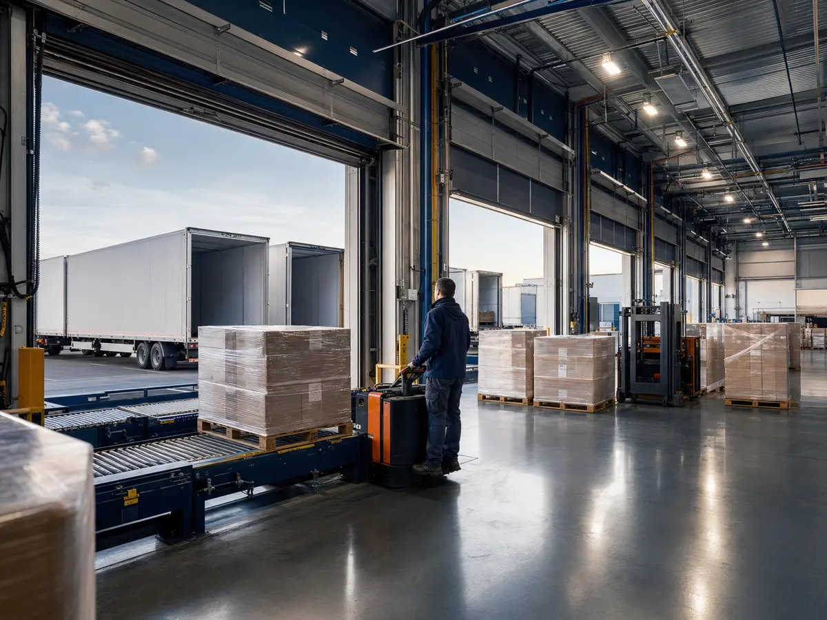 Partner cross-dock warehousing operation