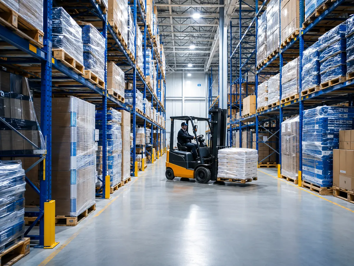 Modern logistics warehousing facility